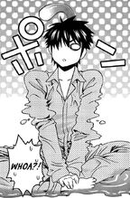 Suu transforms into Kimihito.