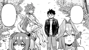 Kimihito brings the Alraunes to Kii's forest...