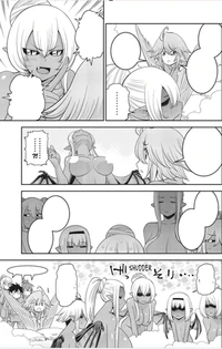 Papi annoys the pseudo-succubi with questions until in the end they have no desire for sex anymore.