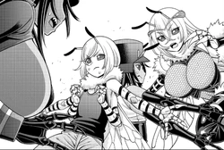 Milme and Avis try to stop their sisters from fighting.