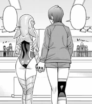 Gill and her girlfriend.