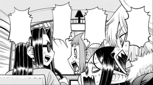 The girls are shocked by Smith's crazy fast driving style.