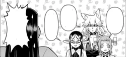 The three girls apologetically explain to Smith their reasons for declining her offer.