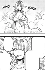 Pegasania was more interested to eat astrotuff rather than take part in the race.