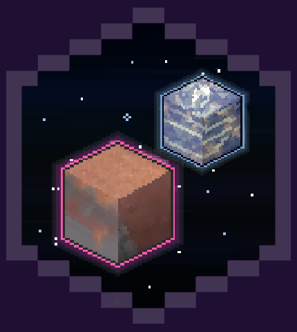 Minecraft planets