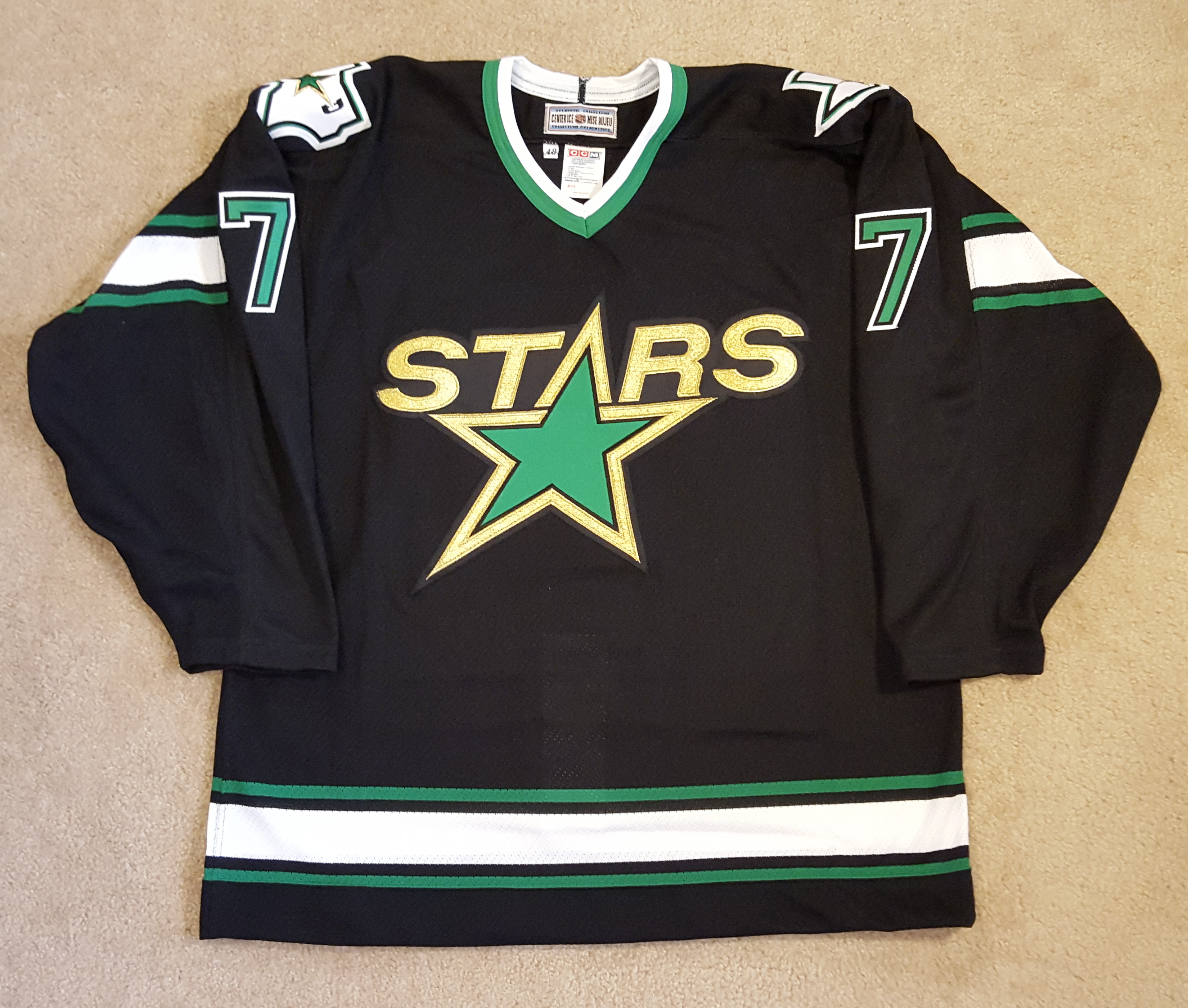 Dallas stars first jersey