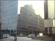 The lower part of the building