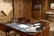 JR's office in the Ewing Oil Building from 1982 to 1987.