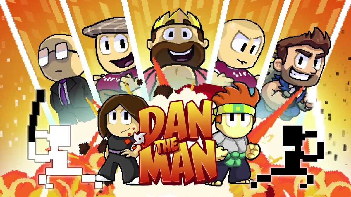 Dan the man рисунки