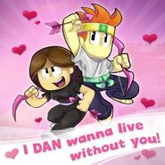 I dan wanna live without you