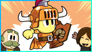 Dan's knight costume from the Colossatron event.