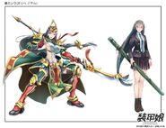 Armored Girls Guan Yu