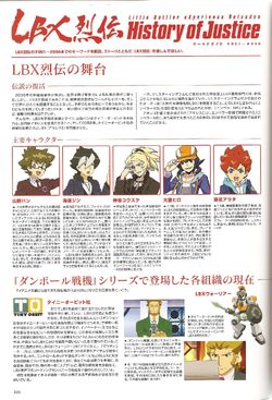 LBX Retsuden: History of Justice | Danball Senki Wiki | Fandom