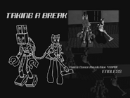 Robo 2000 and Maid-Zukin as they appear in the break screen from DDR 4thMIX