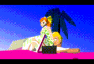 Lorraine alongside with Johnny in his car in the background video for CANDY♥ from DDRMAX2.