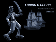 Elliot as he appears in the break screen