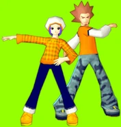 Emi and Rage in DDR 4thMIX