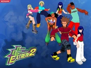 Desktop wallpaper from the DDR Extreme 2 press kit.