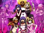 Emi at the end of her story in DDR X's Street Master Mode