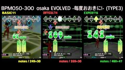 DDR X3 osaka EVOLVED -毎度おおきに！- (TYPE3) - DOUBLE