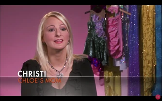 Costume is behind Christi