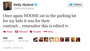 Kelly, on date of broadcast of You've Been Unfriended