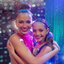 Maddie Ziegler with Gianna Newborg AUDC