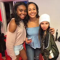 724 Camryn and Nia on set