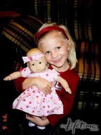 Young Paige w doll