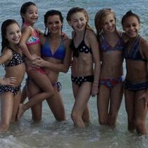 210 Girls at beach