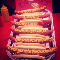 Pinkshotdogs message at ALDC LA grand opening 30May2015