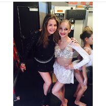 Sarah Reasons with choreographer of solo Alexa Moffett 2014-11-15