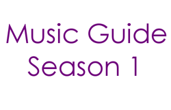 Music Guide Season 1 Century Gothic Font