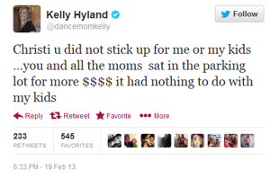 Kelly, on date of broadcast of You've Been Unfriended