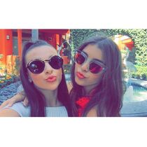 Kendall and Kalani with shades 2015-04-15