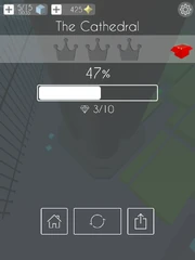 When go near to any side, ex: to the right, will be lose like that.