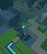 Jumping to a higher platform, in .