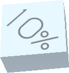 10% Block Sign