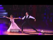 Mark Ballas and Candace Cameron Bure dancing Viennese Waltz on DWTS 5 12 14