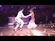 Mark Ballas and Candace Cameron Bure dancing Quickstep on DWTS 5 19 14