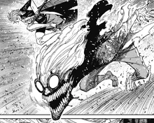 Okarun transforming even after going all-out twice.