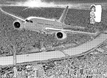 Shimane plane departing