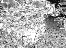 Reiko kills the Kur trapped in her mirror.