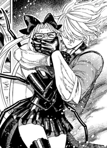 Red Baron restrains Rin.