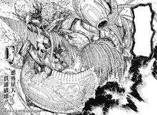 Aira using Pirouette Noble Drill to defeat the Missile Exosuit Alien.