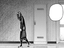 A swarm of pygmies surrounding Koki as seen from the perspective of a non-perceiver.