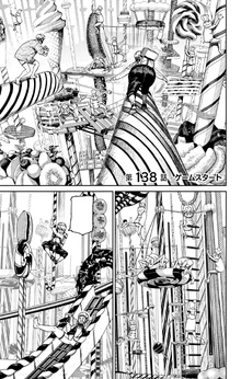 Momo, Unji and the frogs traversing the obstacle course.