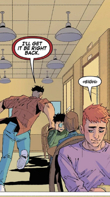 Momo and Okarun's cameo in Avengers Academy: Marvel's Voices Infinity Comic Issue #31.