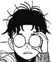 Okarun's hair during the Cursed House Arc.