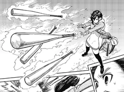 Momo using Psychokinesis